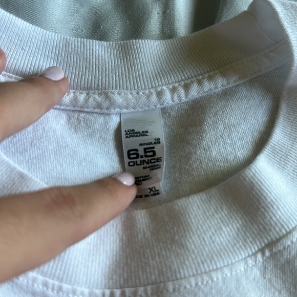 Shadow Hill long sleeve white t shirt - Picture 3 of 4